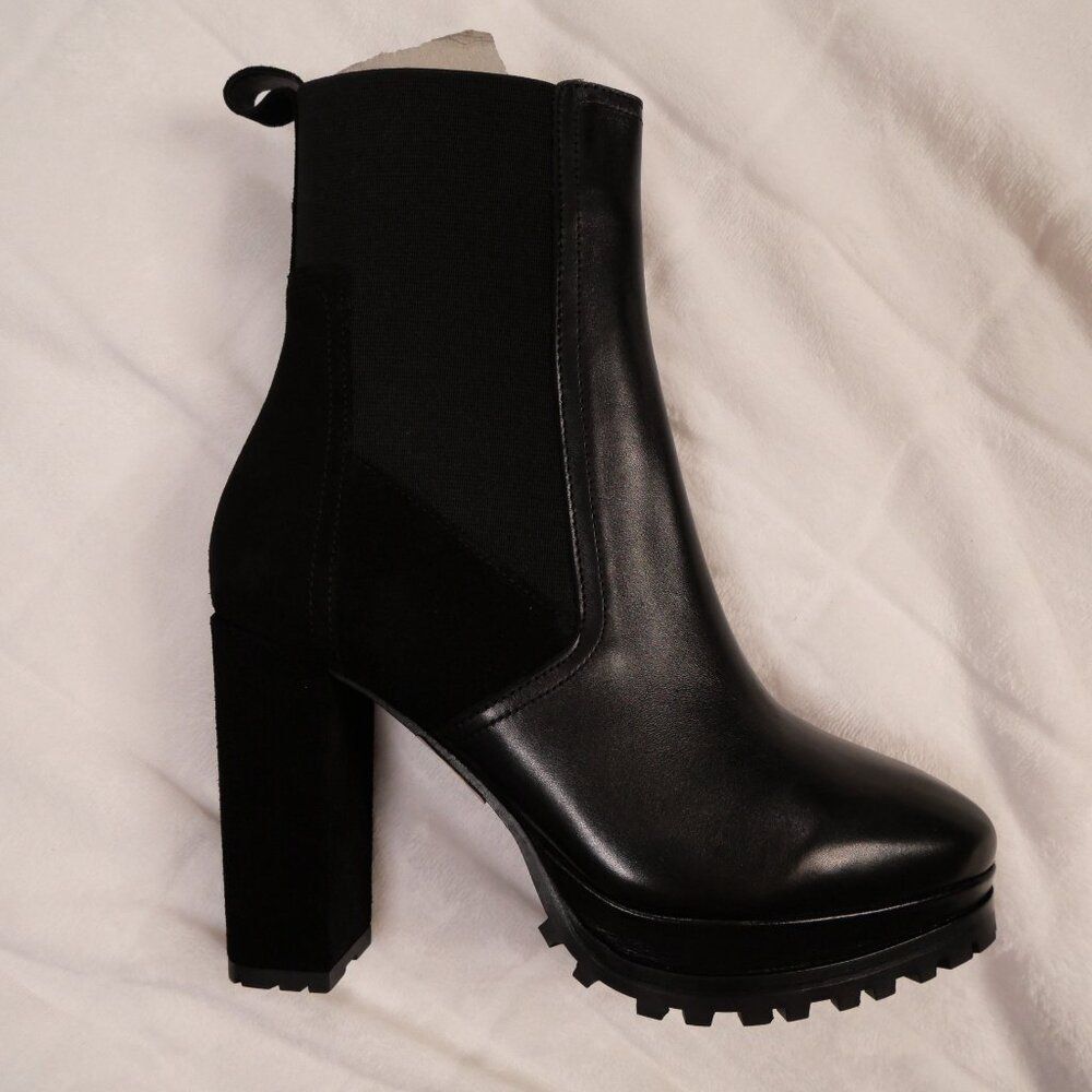 AllSaints Sahara Boot LEATHER BLACK NIB Size 6 All Saints - Picture 4 of 12